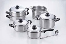 柳宗理デザイン ステンレスボウル5点セット (13・16・19・23・27cm