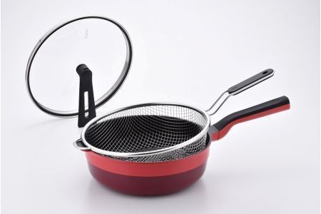 ふるさと納税 燕市 レミパンプラス レッド&かさなるストレーナーセット RHF-873 レミパンプラス レッド\u0026かさなるストレーナーセット RHF-873