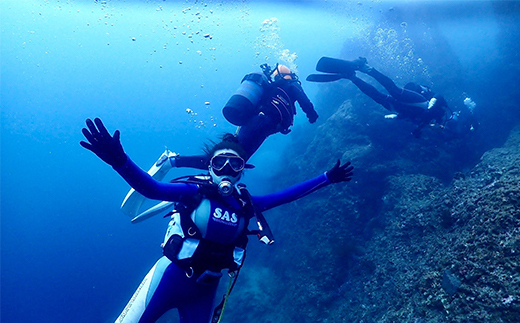 西伊豆安良里2ボートダイビング(フルレンタル器材・昼食込み) マリン