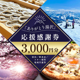 ありがとう　湯沢　応援感謝券2027年3月31日まで有効 ありがとう湯沢」応援感謝券【3,000円分】 | 新潟県湯沢町公式ふるさと