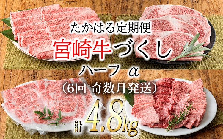 ふるさと納税 宮崎県 高原町 宮崎牛たかはる定期便ハーフα(6回 奇数月発送) 内閣総理大臣賞4大会連続受賞の牛肉 ブランド牛 黒毛和牛 お肉 150000… 定期便6回宮崎牛たかはる定期便ハーフα(奇数月発送) 内閣総理大臣賞4大会連続受賞の黒毛和牛 [ブランド牛 国産牛 牛肉 お肉  1年間奇数月(12ヶ月) 6ヶ月 150000円 15万円 ワンストップオンライン] TF0309-P00020