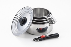 郷技 着脱式ハンドル鍋4点セット FC025060 TF | 【公式】つばふる 新潟