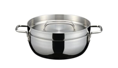 TSBBQ] ステンレスダッチオーブン 8インチ (シルバー)【 キャンプ用品