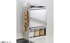 スパイスラック3杯【 キッチン用品 ステンレス キッチン収納 調味料