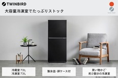 ツインバード 2ドア冷凍冷蔵庫 146L (HR-F915B)【 新生活 一人暮らし