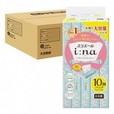 エリエール i:na (イーナ) ソフトパックティシュー 150組 10個×5パック
