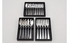 柳宗理デザイン 黒柄カトラリー #2250 デザートスプーン & デザート