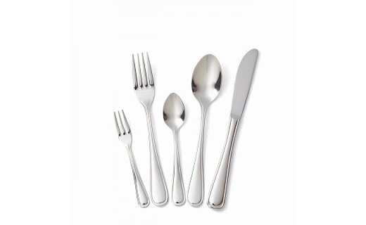 新潟県燕市製造】TBCL ニューポート カトラリー5種 デザート25本セット