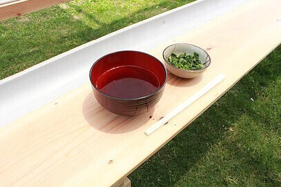 木でできた流しそうめん台【思いやり型返礼品】 | 静岡県富士宮