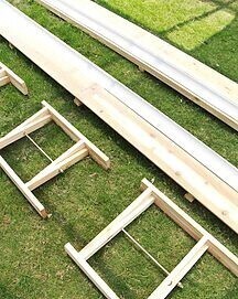 木でできた流しそうめん台【思いやり型返礼品】 | 静岡県富士宮