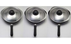 柳宗理デザイン Wファイバー窒化 鉄フライパン5点セット