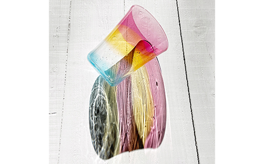 西伊豆手づくりガラス「夕陽グラス」 伊豆 ガラス 工芸品 グラス