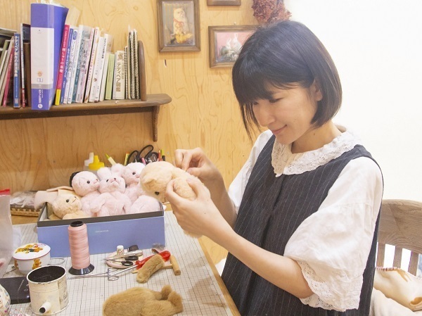 高級天然素材のテディベア（うさぎ）】 アーティスト TeddyBear