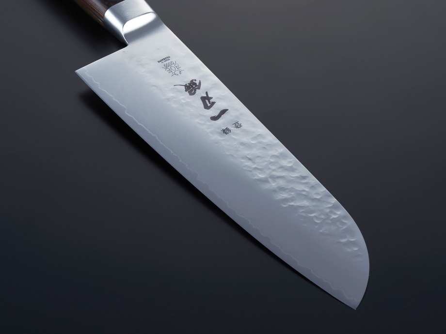 一刃鍛 VG-5槌目「斑蝶」三徳包丁175mm メイドインツバメ認証 燕三条