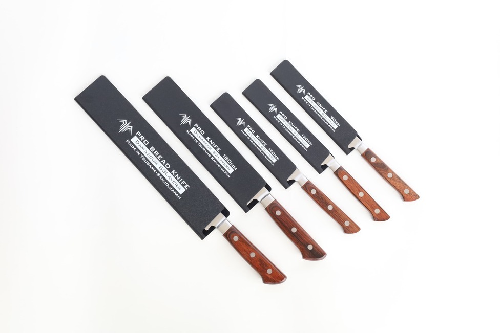 Pro Chef Knife set A : 230mm(Bread) + 90mm(P)【 パン切包丁 ペティ