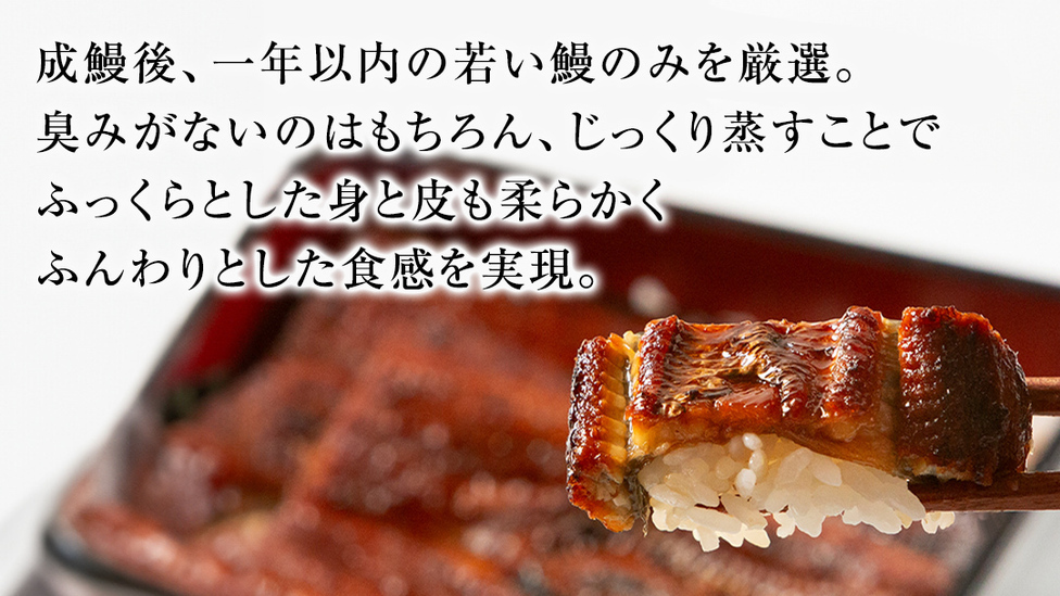 老舗 日本料理店 がお届けする うなぎ 蒲焼 2尾 カット4パック (合計