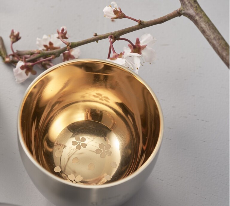 真葛　ぐい呑 ぐい呑 銀線文(60ml) | 玉川堂 オンラインショップ
