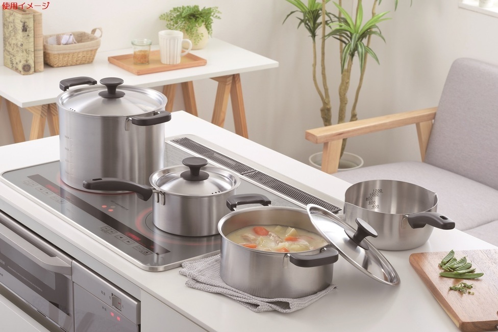 コンテント 片手鍋18cm & 寸胴鍋18cm (目盛付) FC025122 TF | 【公式