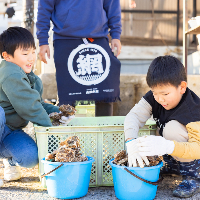 広島県大竹市玖波産 カキ小屋くばおうお食事券＜60分食べ放題＋バケツ